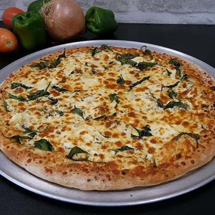 8" Spinach & Feta Pizza.