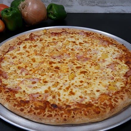 8" Hawaiian Pizza.