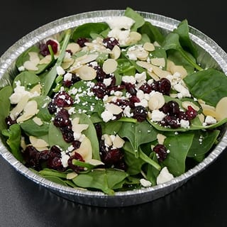 Cranberry Feta Spinach Salad