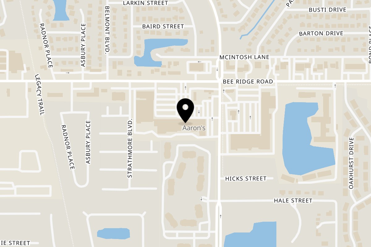 Map showing the location of Five Star Pizza Sarasota City, FL on 4290 Bee Ridge Rd in Sarasota
